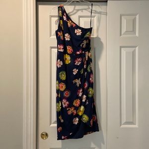 J. Crew one shoulder floral dress